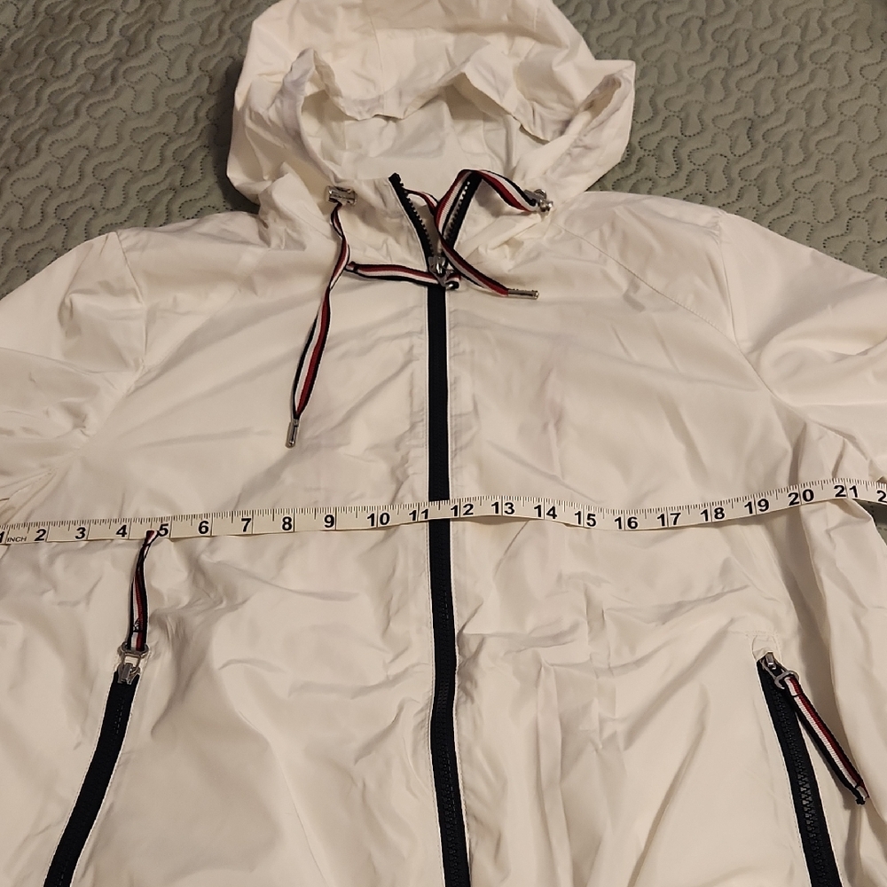 Tommy Hilfiger White Wind Breaker Utility Jacket - Picture 7 of 14